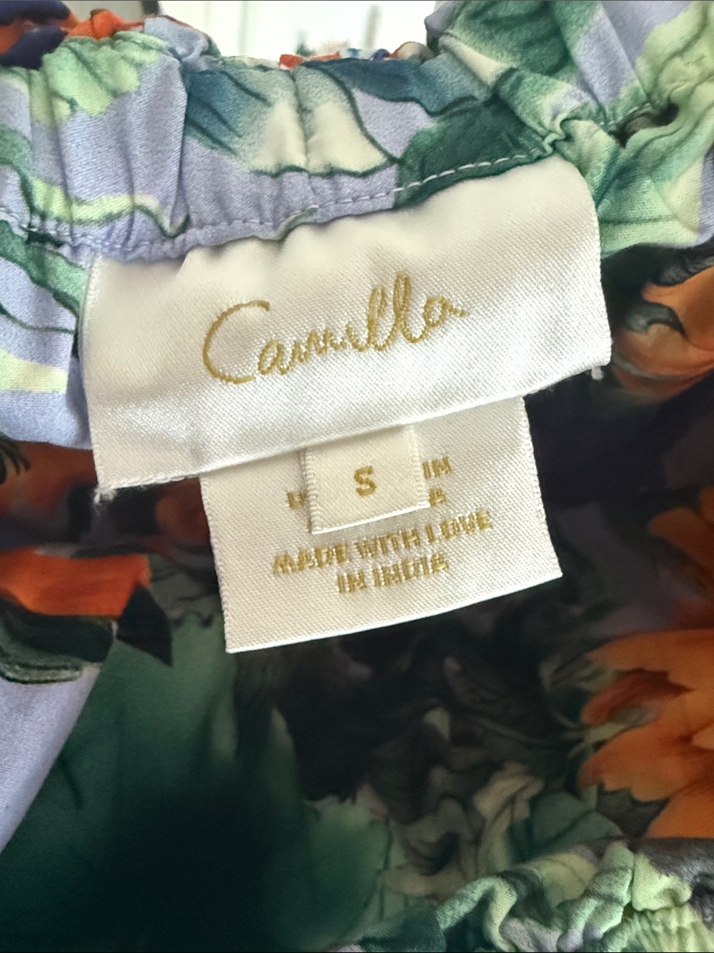 Camilla Lavender Floral Sun & Medallion Mini Dress - Picture 3 of 3